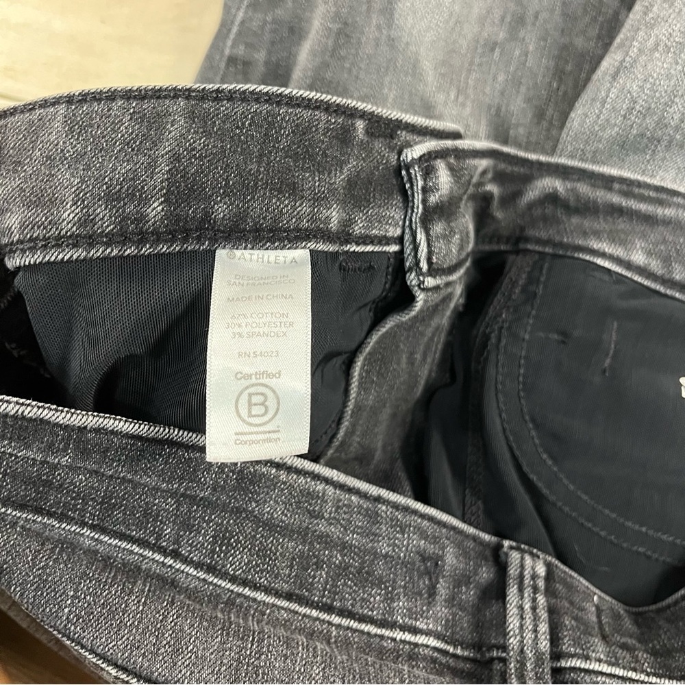 Athleta Women's Sculptek Black Ultra Skinny Jeans Carbon Wash - Picture 12 of 16